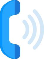 Call icon with sound vector