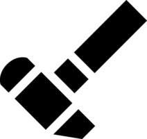 A hammer icon on a white background vector
