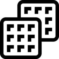 A black and white square with squares on it vector