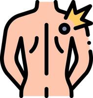 A man with a crown on his chest vector