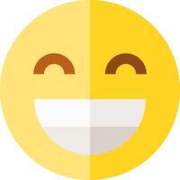A smiling emoticion with a white background vector