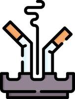 Cigarettes smoking icon vector
