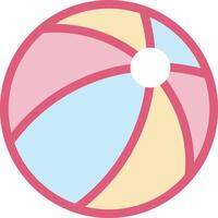 Beach ball clip art vector