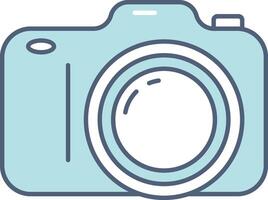 A camera icon on a white background vector