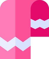 A pink and white chevron pattern on a white background vector