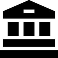 A black and white image of a building with a sign on it vector