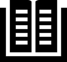 A black and white image of a book vector
