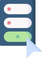 A file icon with a green arrow pointing to it vector
