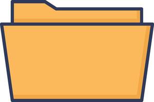 File folder icon illustration vector