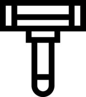 A razor blade icon on a white background vector