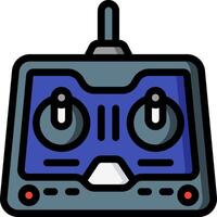 A remote control device with two buttons vector