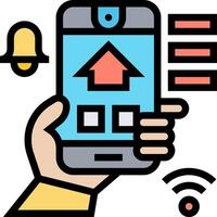 Smart home automation and home automation vector