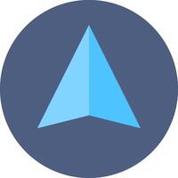 A blue arrow pointing to the left vector