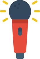 A microphone icon on a white background vector