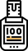 A meter with a 100 on it vector
