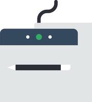 A pen and a computer are sitting on top of a white background vector