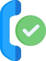 Call recording icon vector