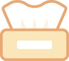 A box with a toothbrush in it vector