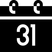A black and white calendar with the number 13 on it vector