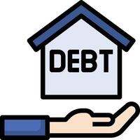 How to get out of debt vector