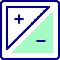 A square with a plus sign on it vector