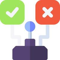 A button with two check marks on it vector