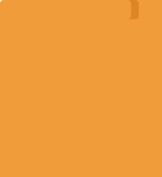 A yellow folder with a white background vector