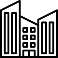 A black and white image of a building vector