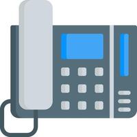 An icon of a phone on a white background vector