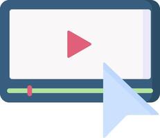 player icon with a blue arrow pointing to it vector