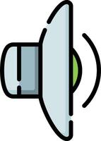 A speaker icon on a white background vector
