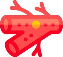 A red arrow pointing to the left vector