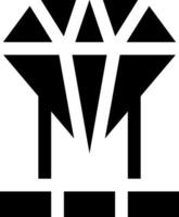 The logo for the diamond company vector