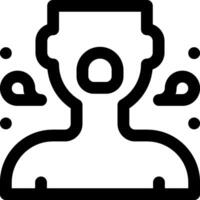 A man with a mouth open and a face with a mouth open vector