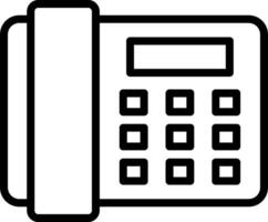 A phone icon on a white background vector