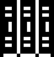 A black and white image of a computer screen vector