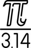 The pi symbol is shown in black and white vector
