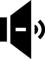 A speaker icon with a white background vector