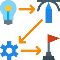 A diagram of different types of tools and their functions vector