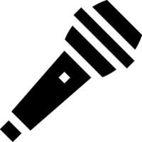 A microphone icon on a white background vector