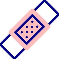 A bandage with dots on it vector