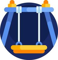 A swing with two bars on it vector