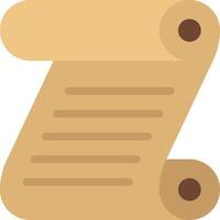 A scroll icon with a scroll on it vector