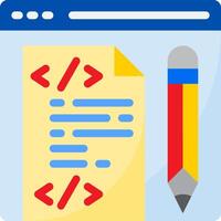 Web development icon vector