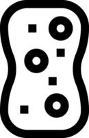 A black and white image of a game controller vector