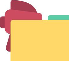 File folder icon vector