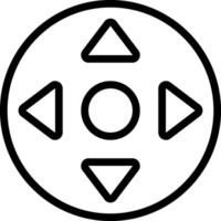 A black and white image of a game controller vector