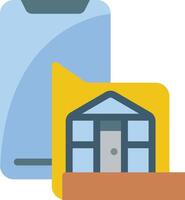 Mobile app icon for home automation vector