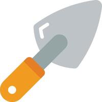 A trowel with a handle on a white background vector