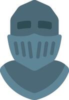 A knight helmet icon on a white background vector